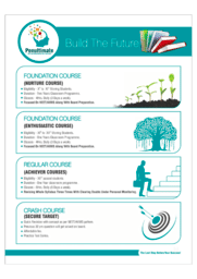 Correspondence Program: Foundation - Class 11th